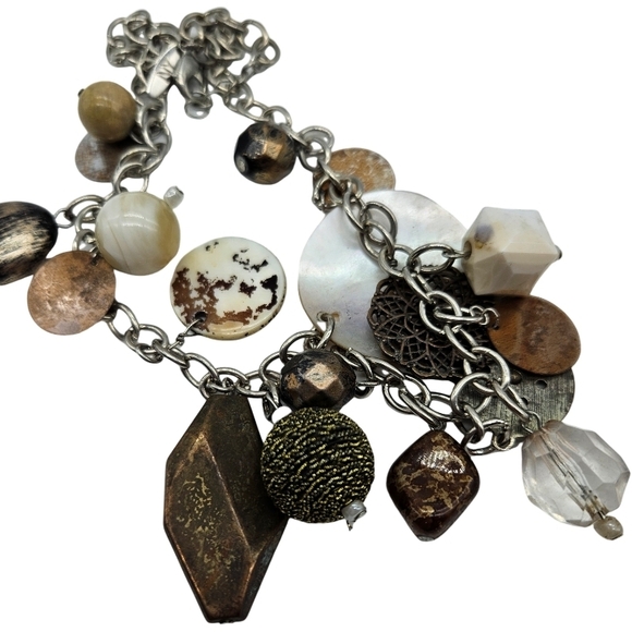 Elegant Multi-Color Charm Necklace - Picture 2 of 6